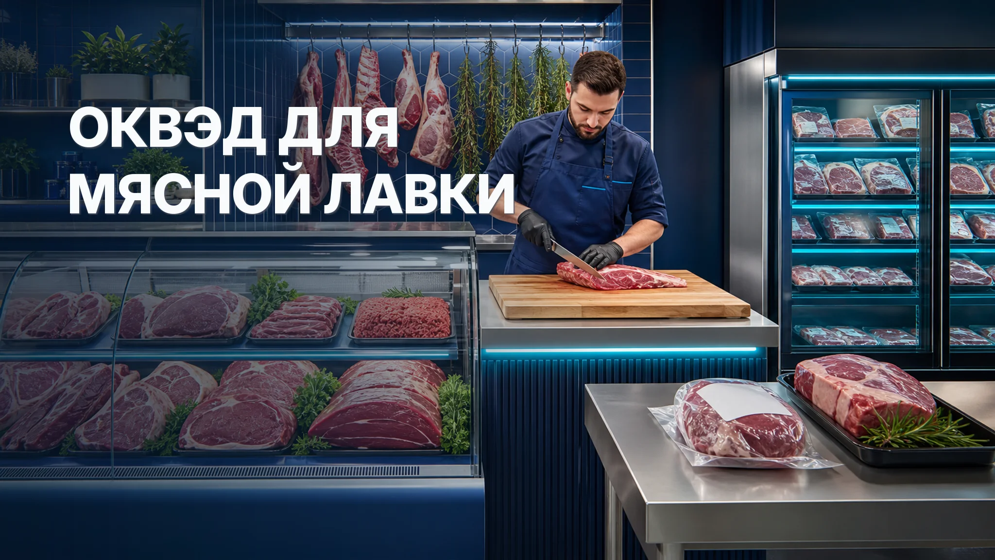 ОКВЭД для мясной лавки: розница, разделка и полуфабрикаты