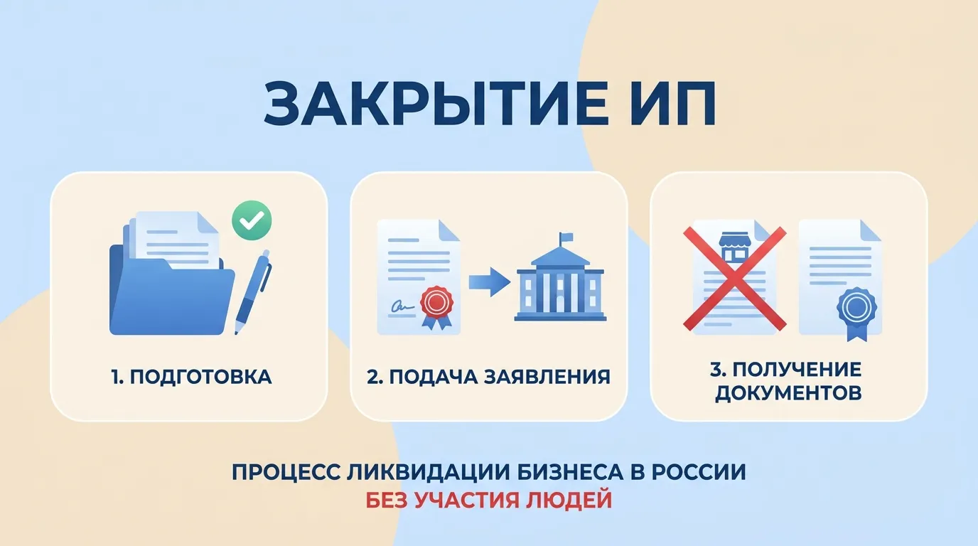 Как закрыть ИП в 2026 году — пошаговая инструкция